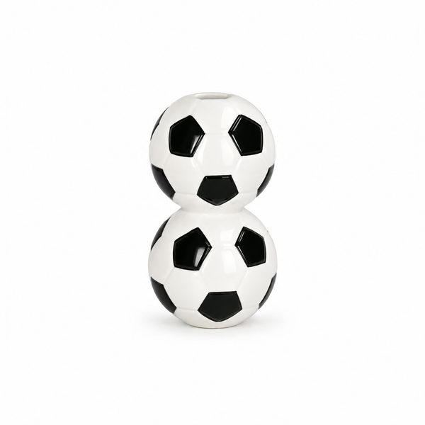 Jarrón en Forma de Balones o Pelotas de Fútbol