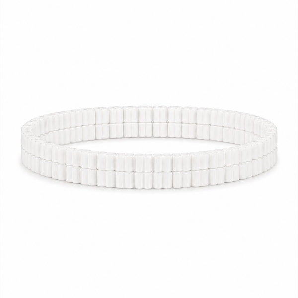 Anillo Miyuki Fino Blanco