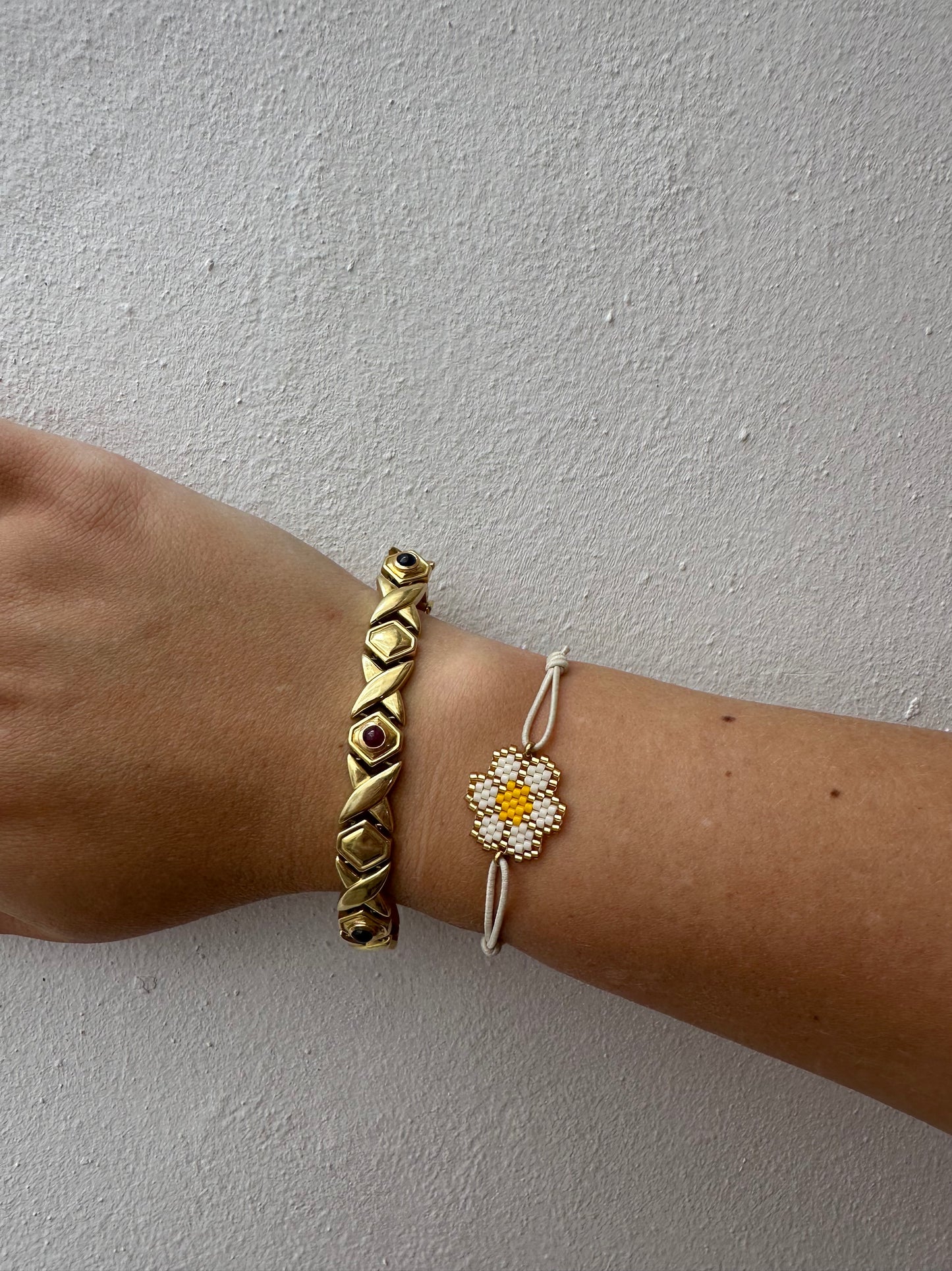 Pulsera Elástica Miyuki Margarita