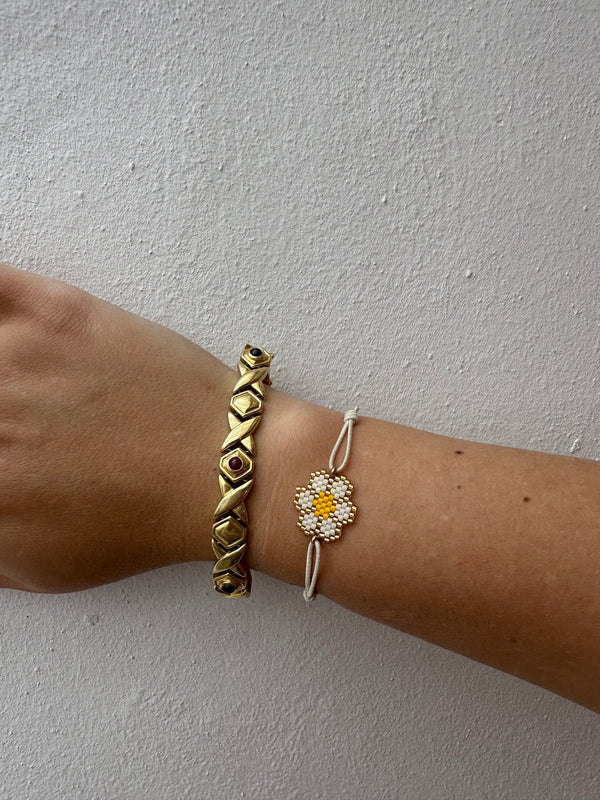 Pulsera Elástica Miyuki Margarita