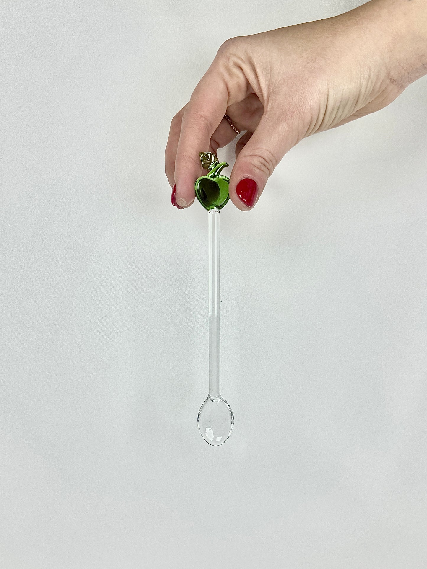Cuchara Cristal Manzana