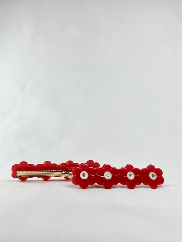 Unidad Horquilla Flor Roja