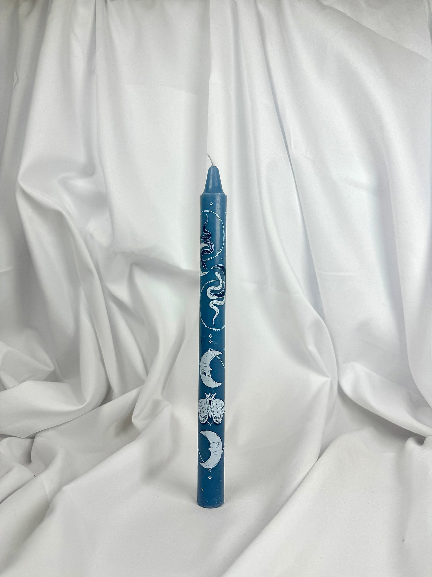 Vela de Candelabro Azul Astros