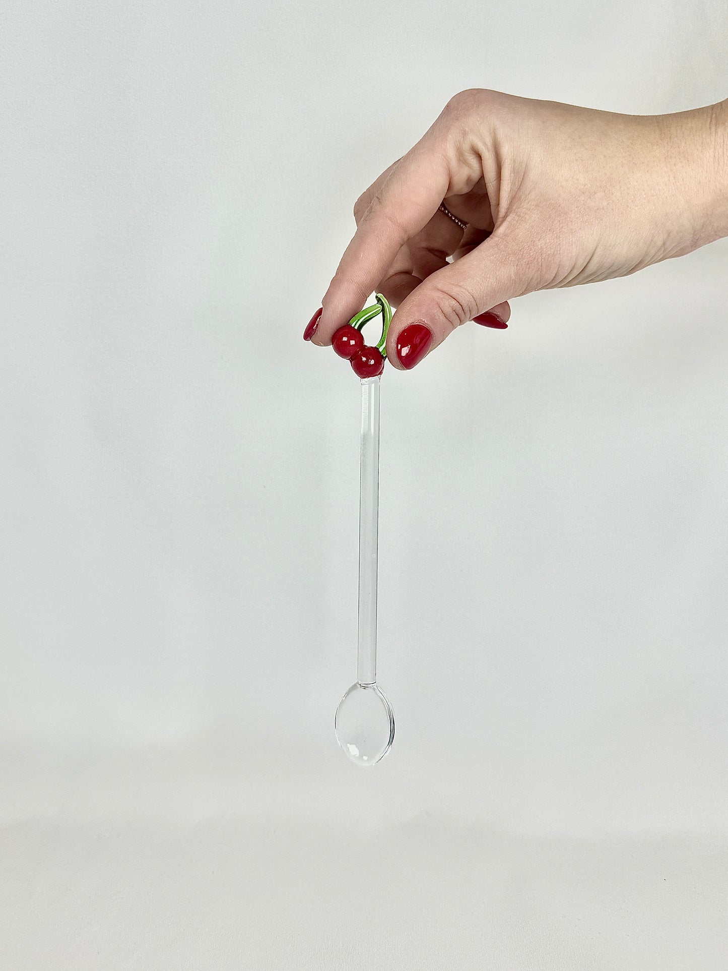 Cuchara Cristal Cerezas