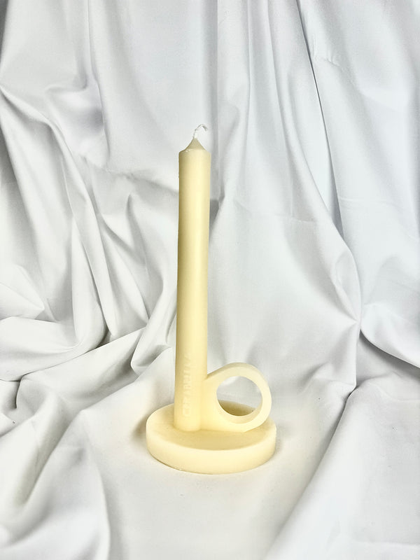 Vela en Forma de Candelabro Crudo