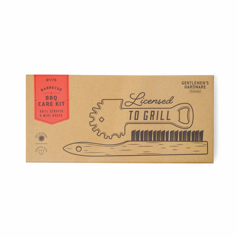 Barbacoa Raspador + Cepillo Alambre