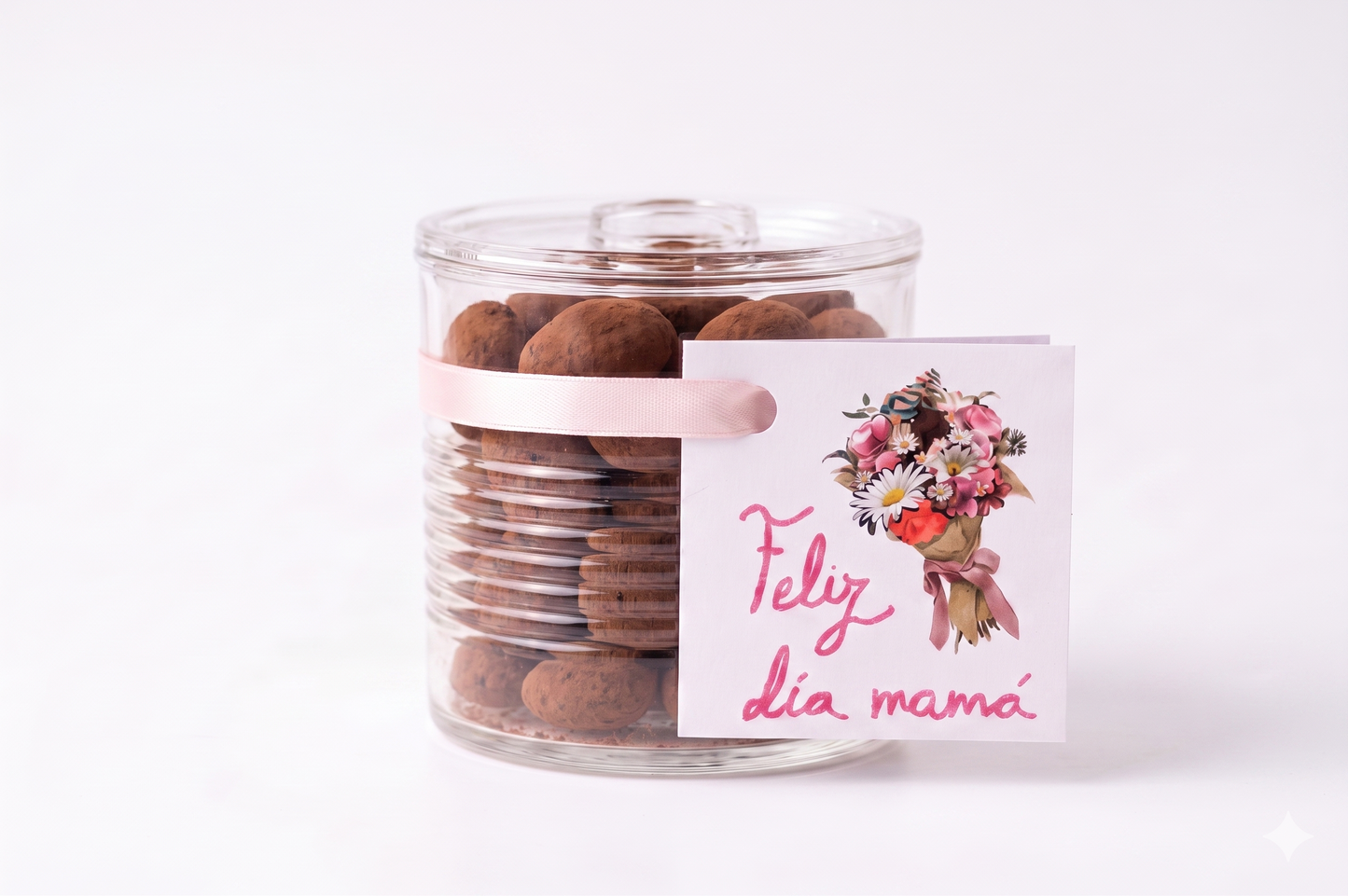 Bote o Lata de Caramelos con Mensaje Feliz Día Mamá