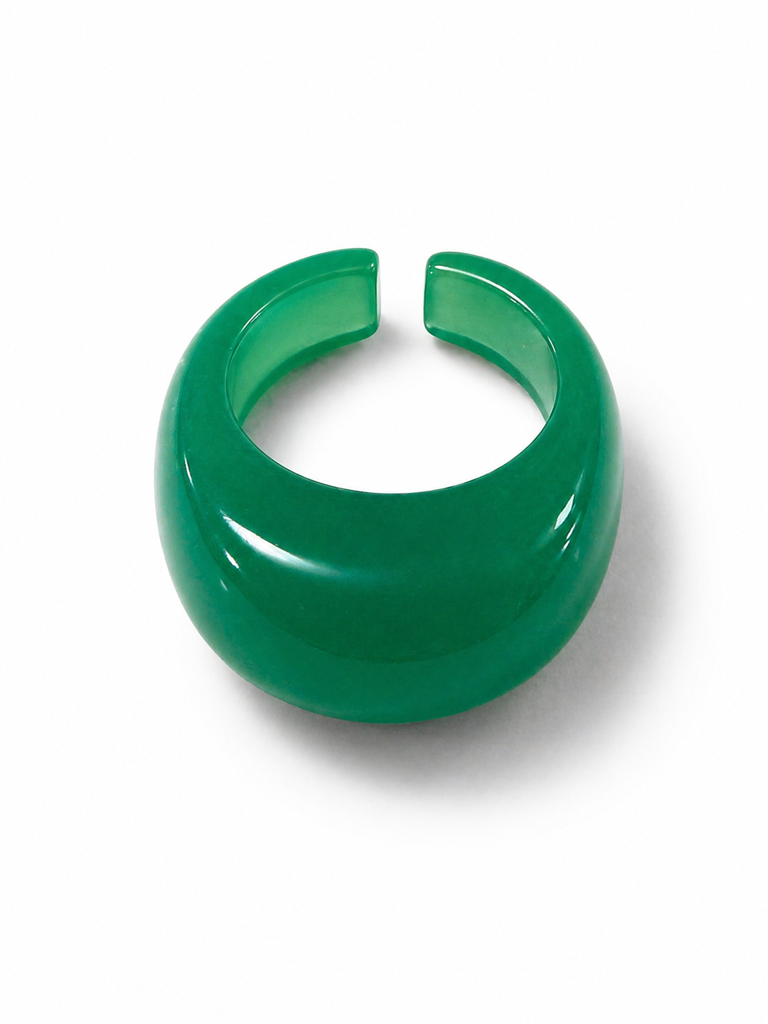 Anillo Resina Verde Parchís