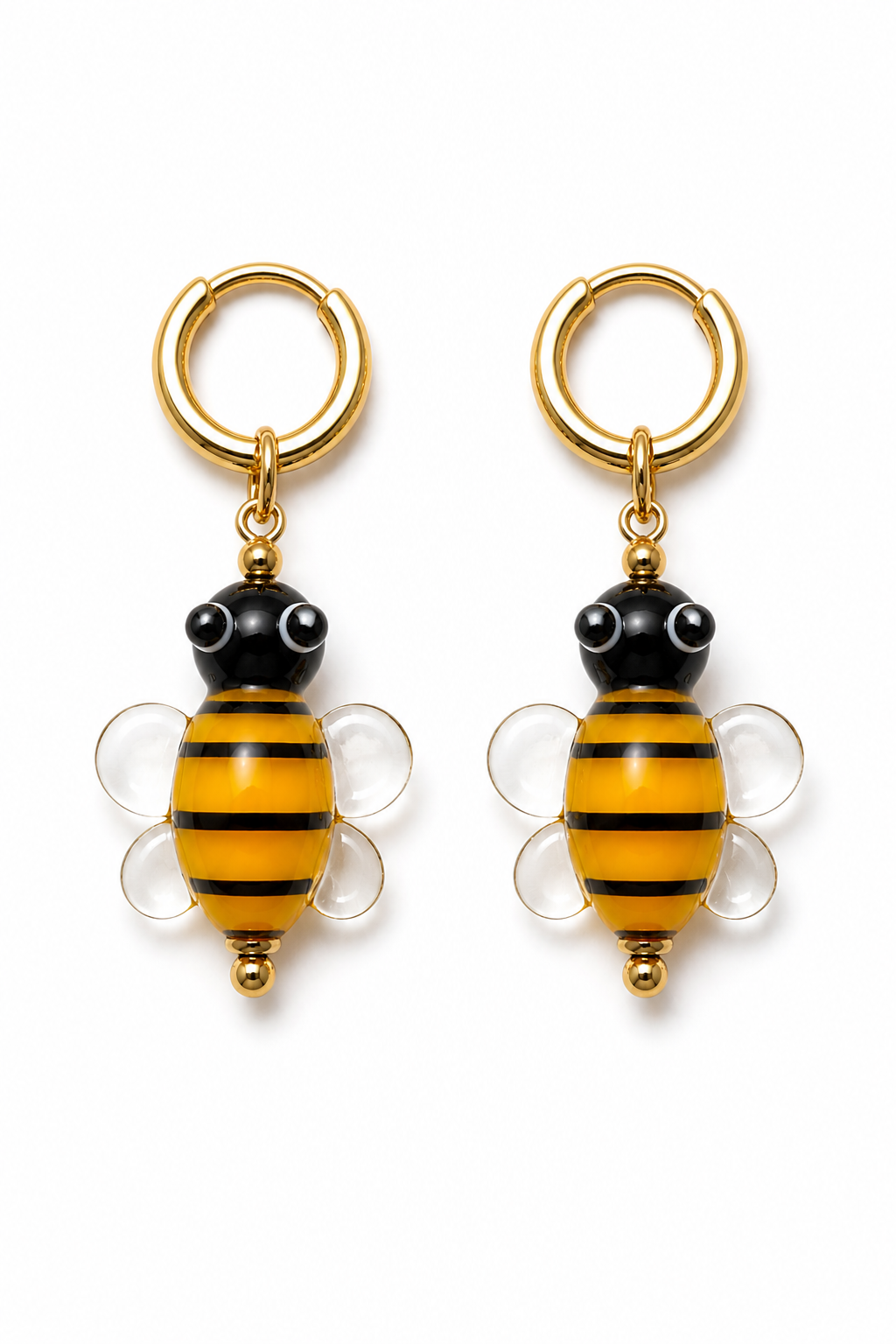 Pendiente Abeja Cristal