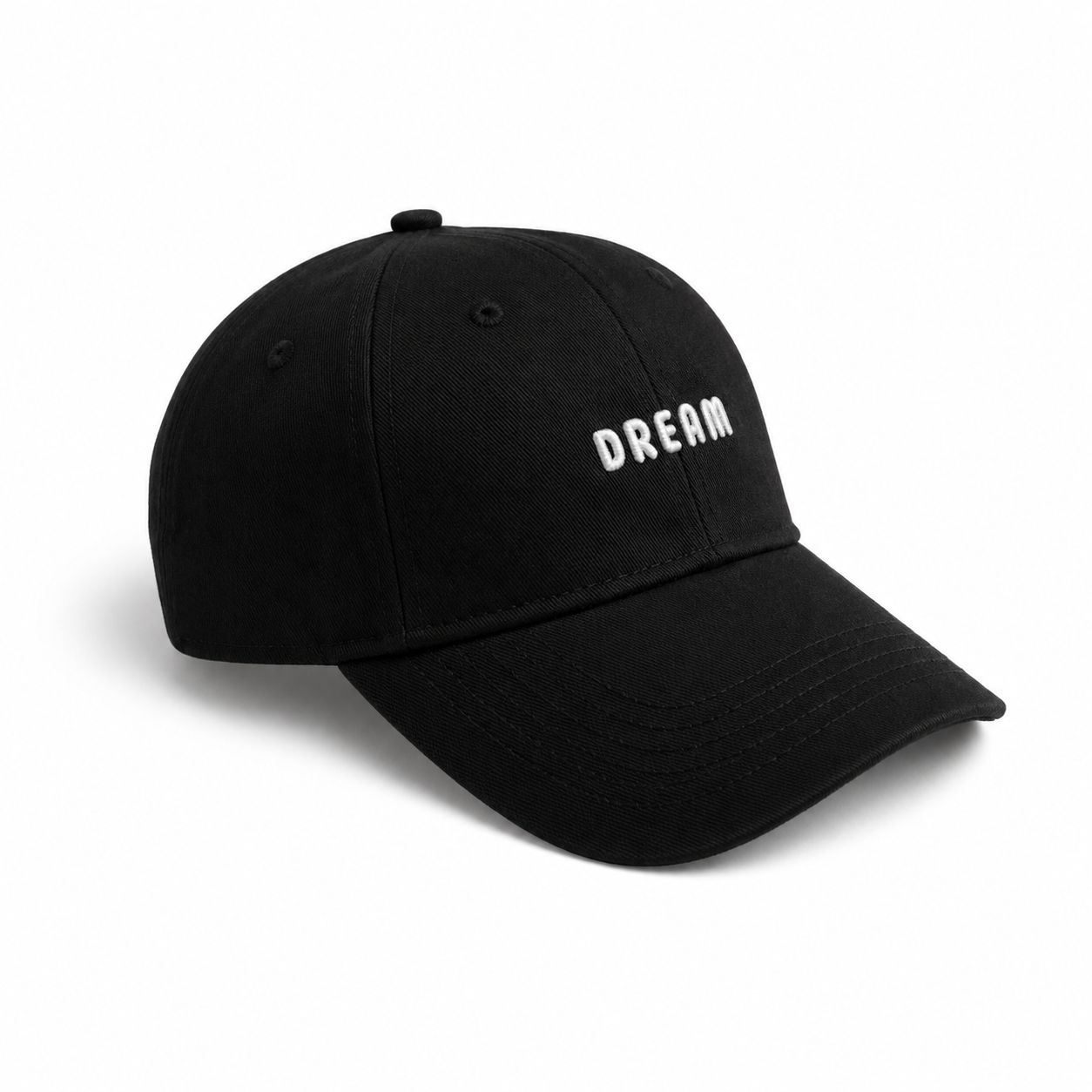 Gorra Negra Dream Blanco