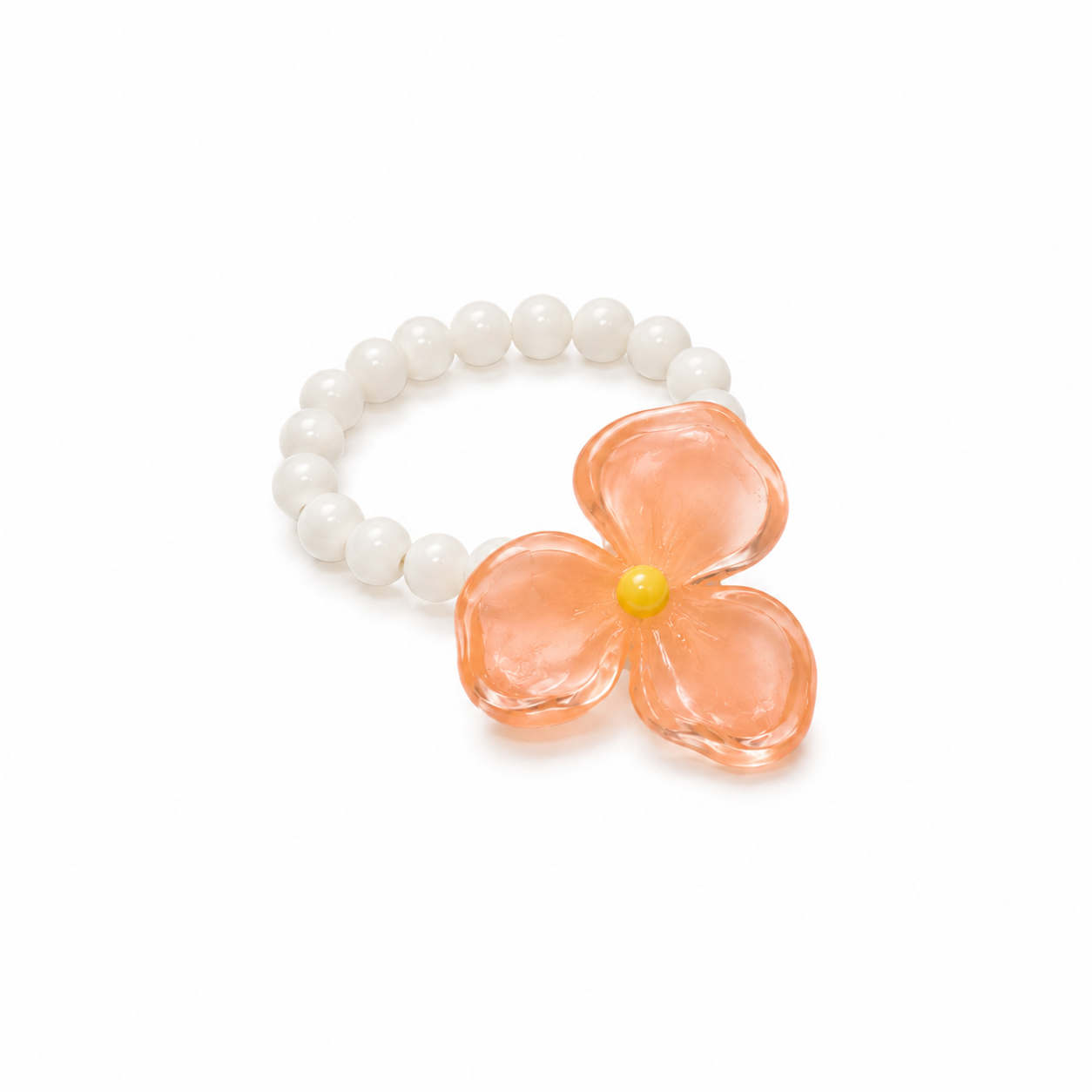 Anillo Flor Naranja