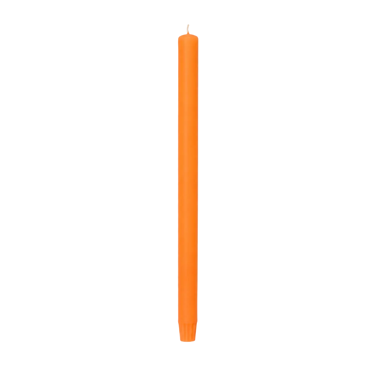 Plain Candelabra Candle Fluorescent Orange
