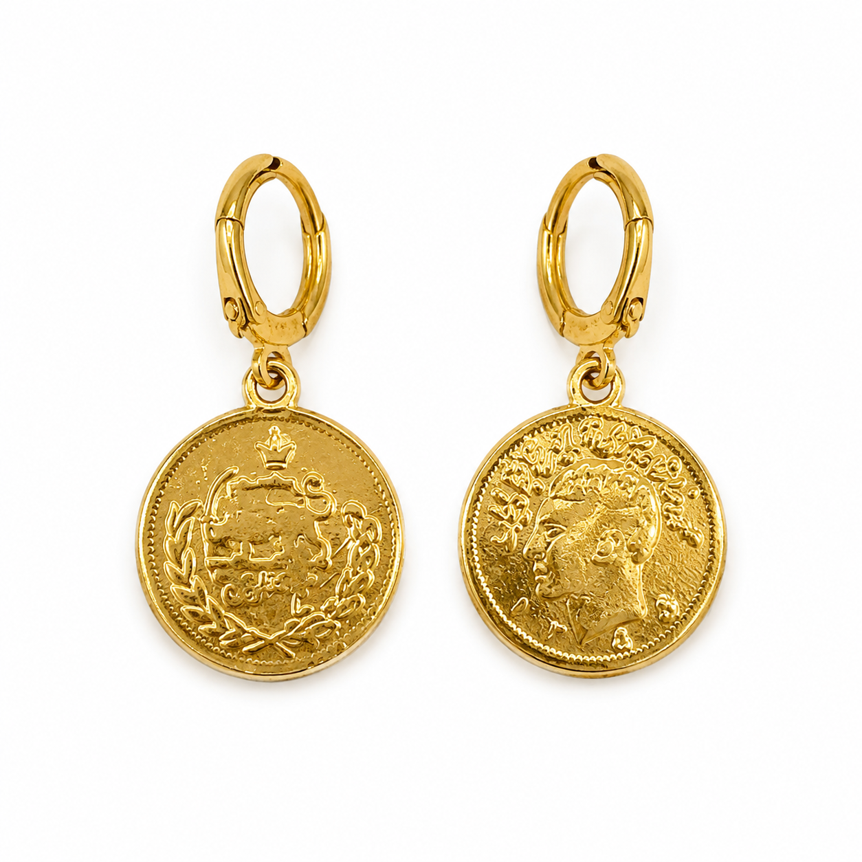 Mini Pendientes Monedas