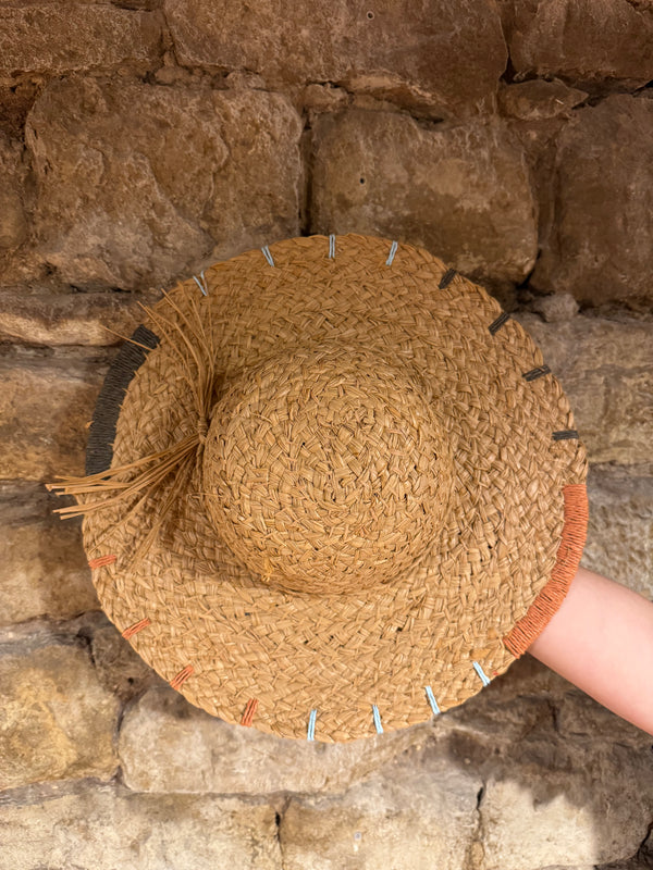 Sombrero Yute con Colores
