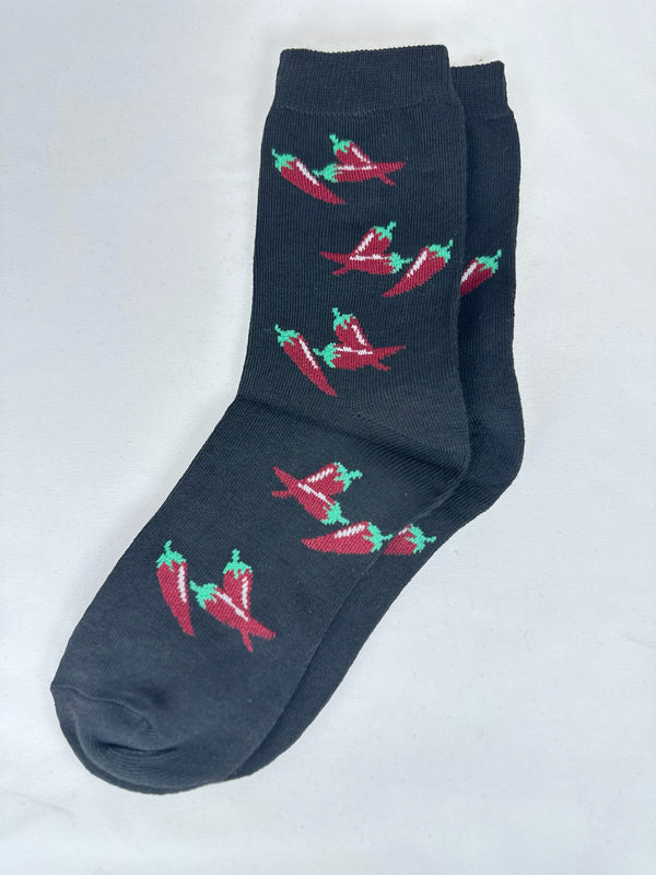 Calcetines Hombre Negro Guindillas