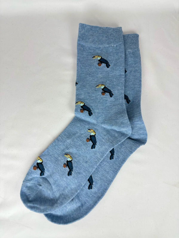 Calcetines Hombre Azul Tucán