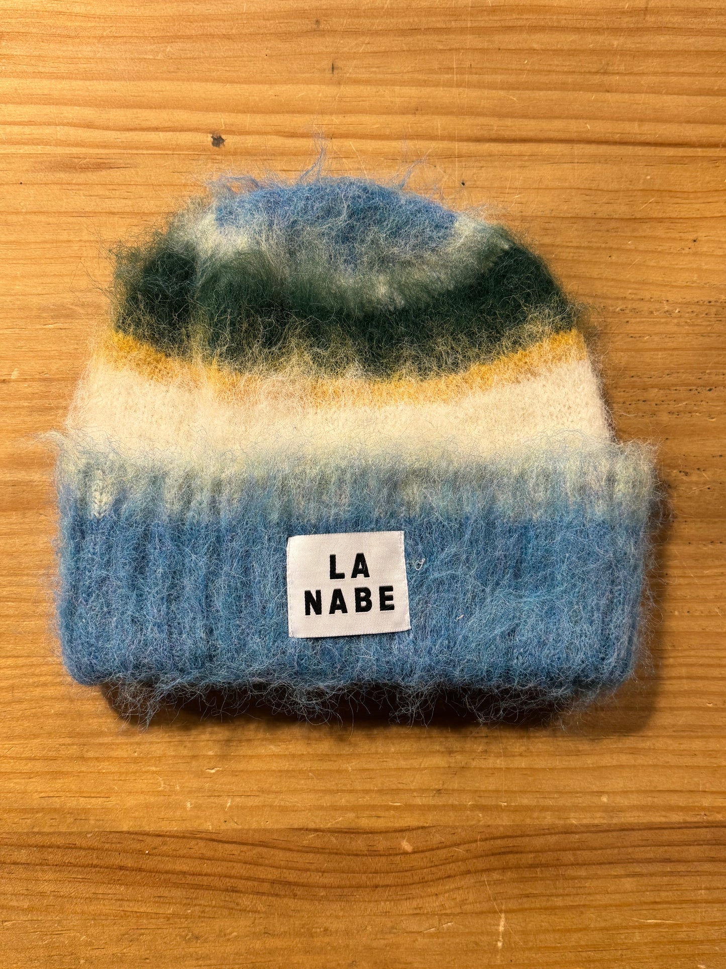 Gorro Multicolor Tonos Azules y Verdes