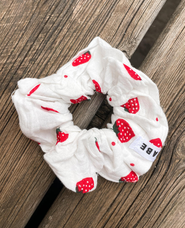 Coletero Blanco con Fresas
