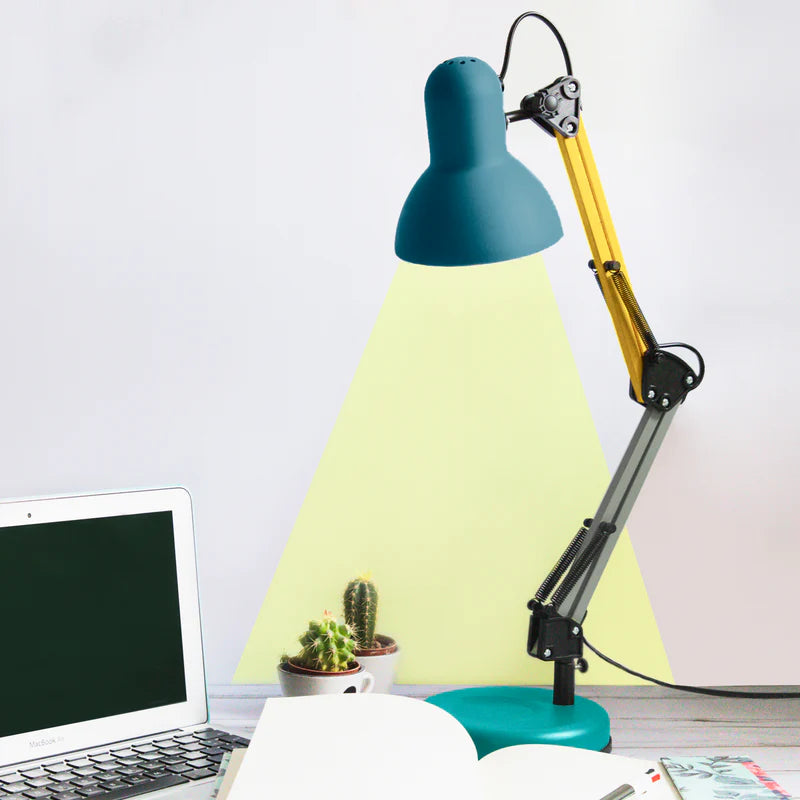 Lámpara de Escritorio Flexo Ralph Azul Y Gris