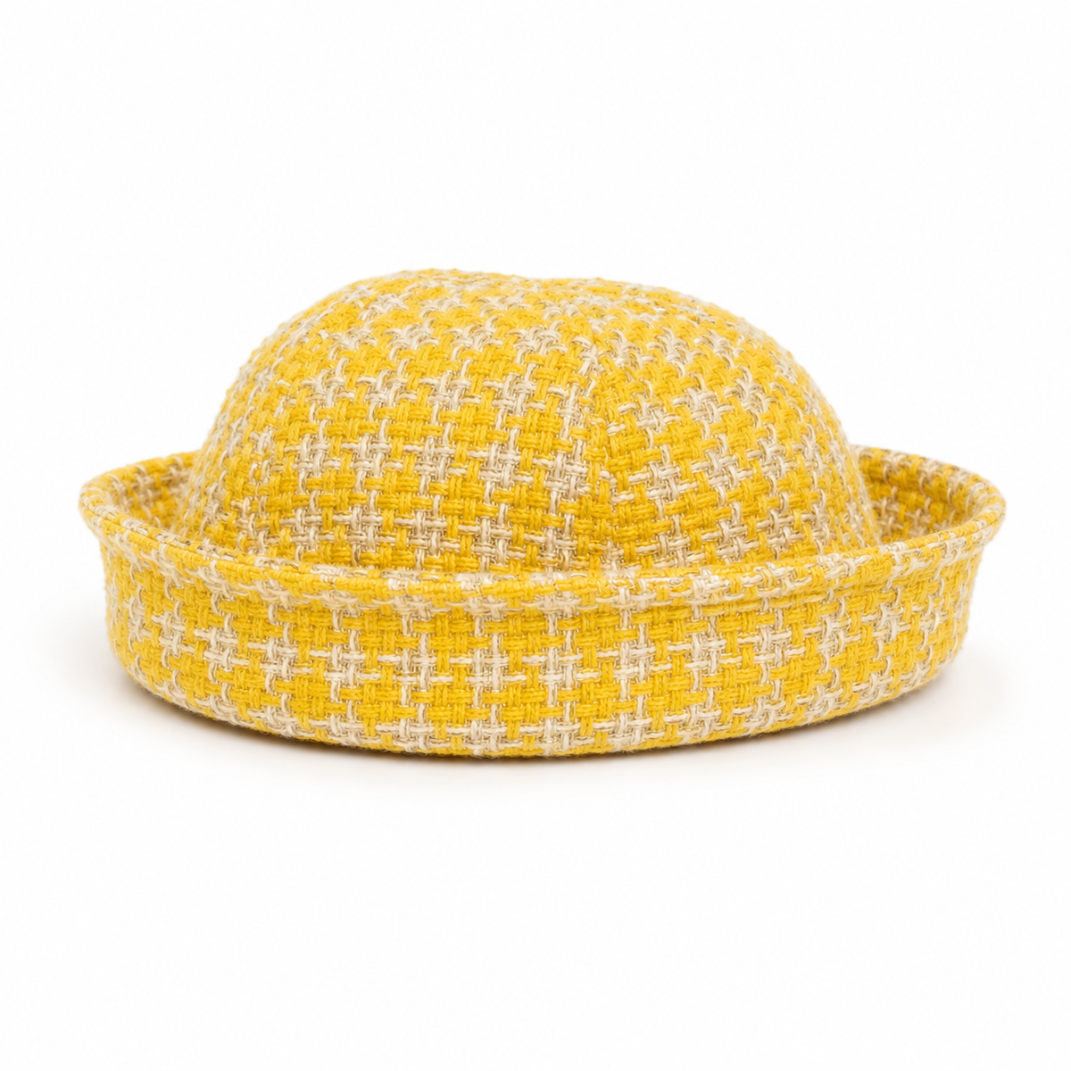 Gorro Tweed Amarillo