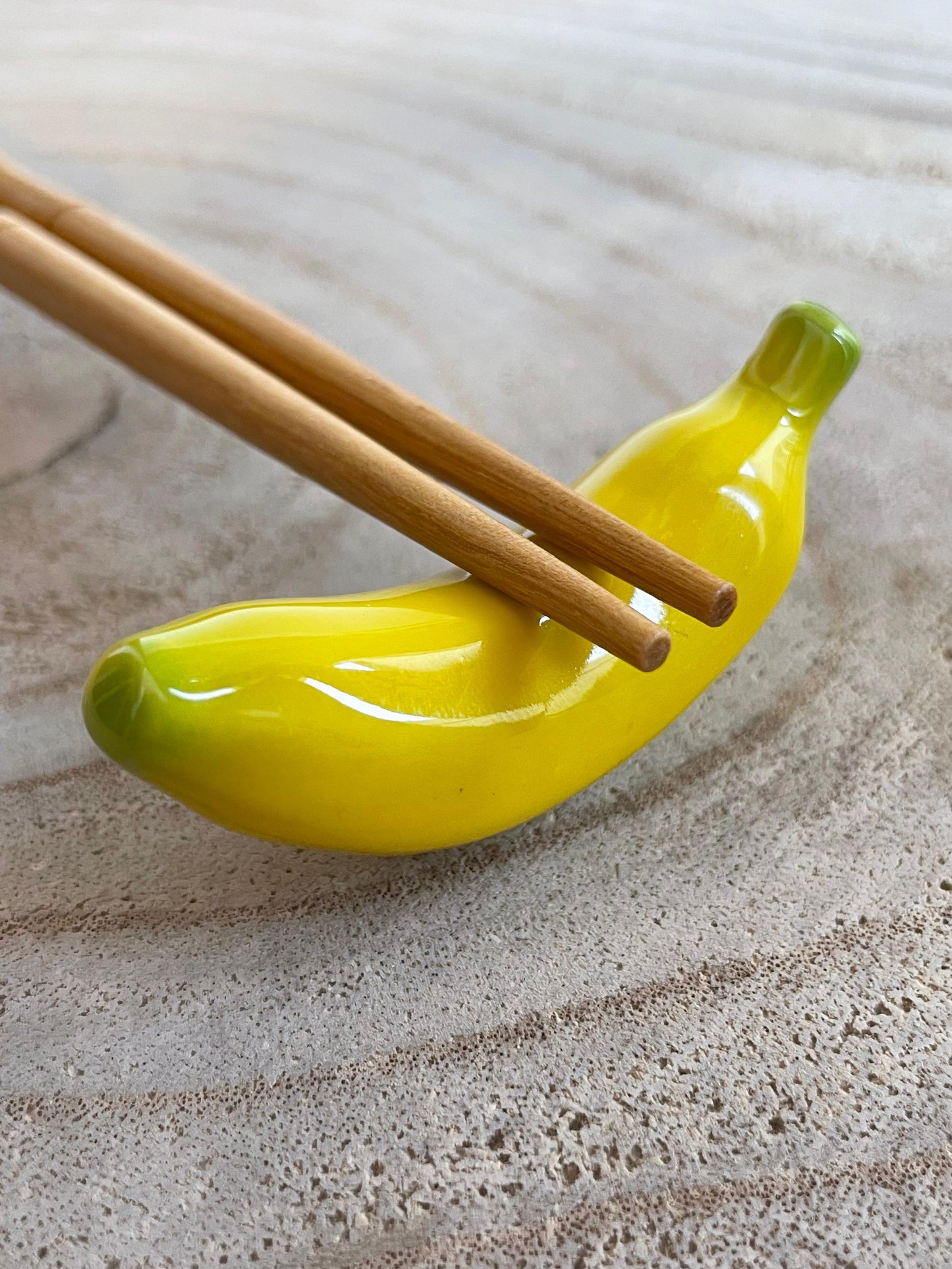 Ceramic Banana Chopstick Rest