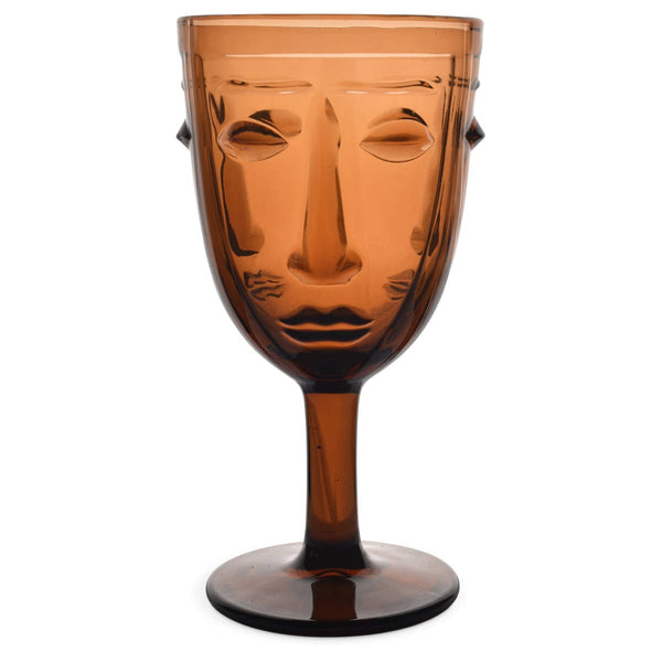 Copa Cara Ámbar Marrón