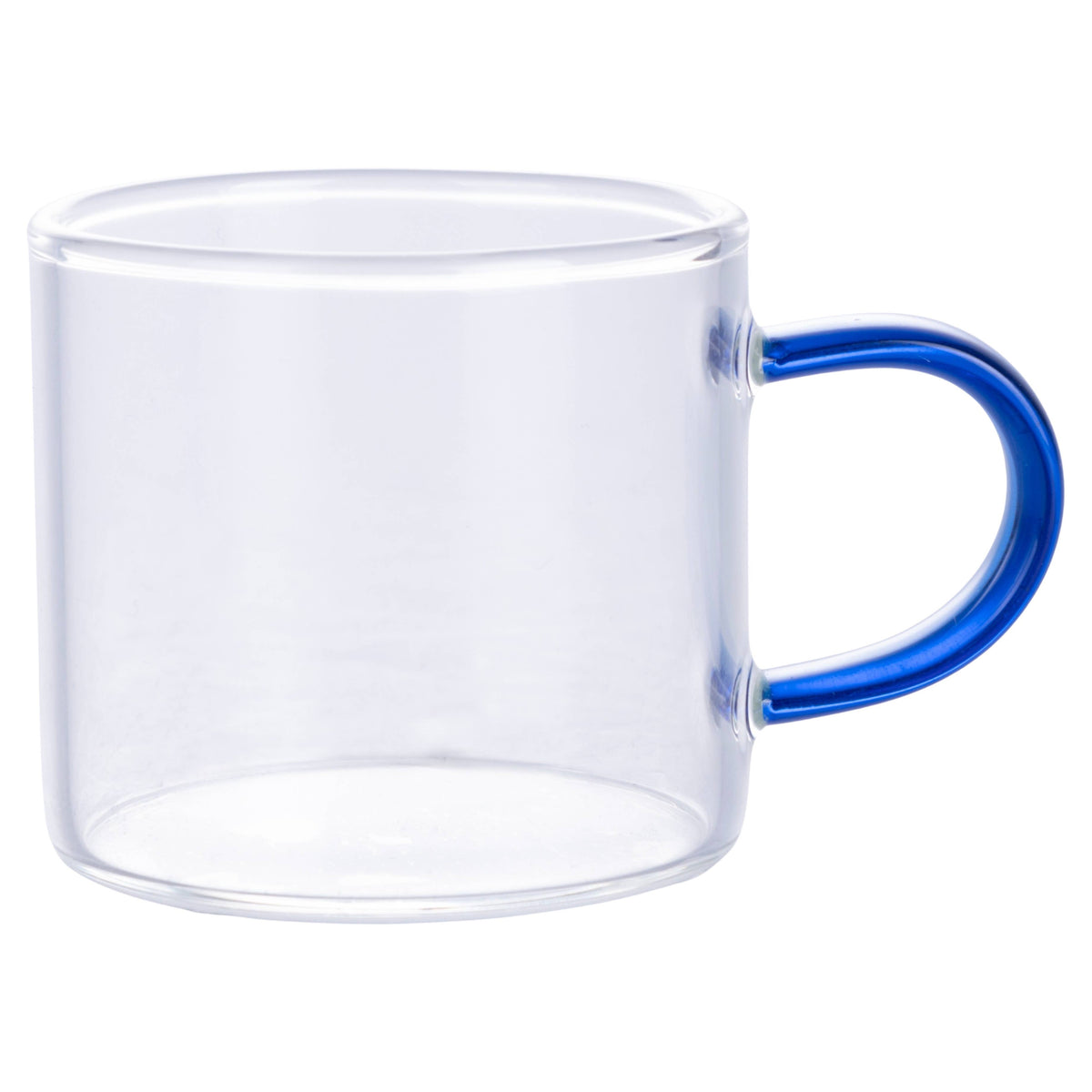 Mini taza de Cristal con Asas Colores Azul Marino