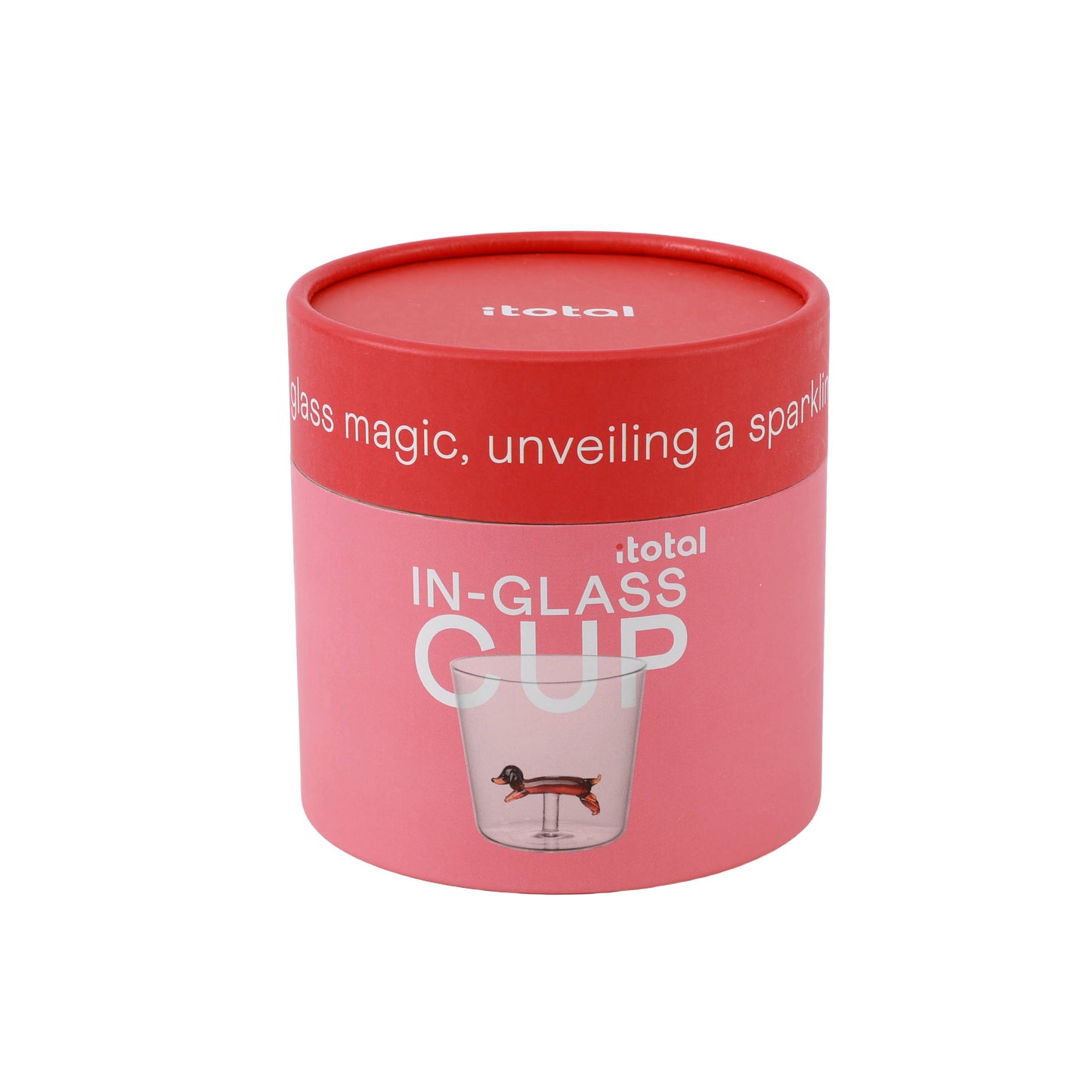 Vaso Vidrio Figura Dentro Perro Salchicha