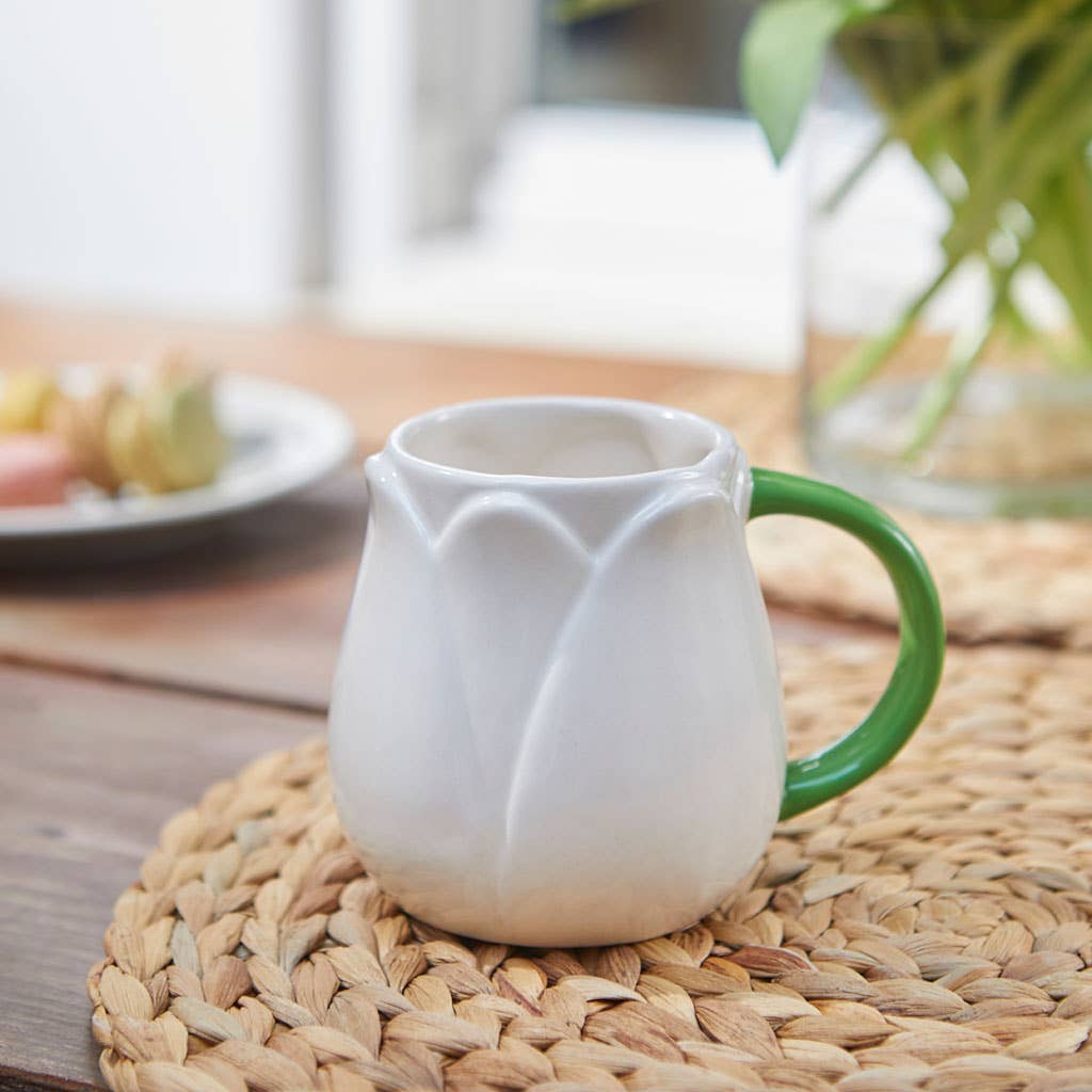 Taza Tulipán Grande 400 ml Blanco