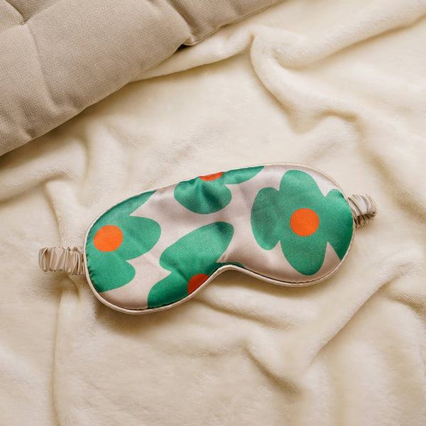 Antifaz Flor Verde y Roja