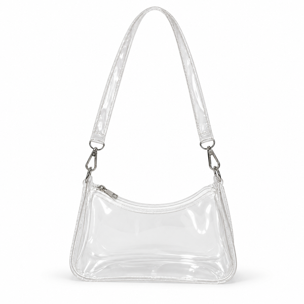 Mini Bolso Plástico Transparente - Transparente