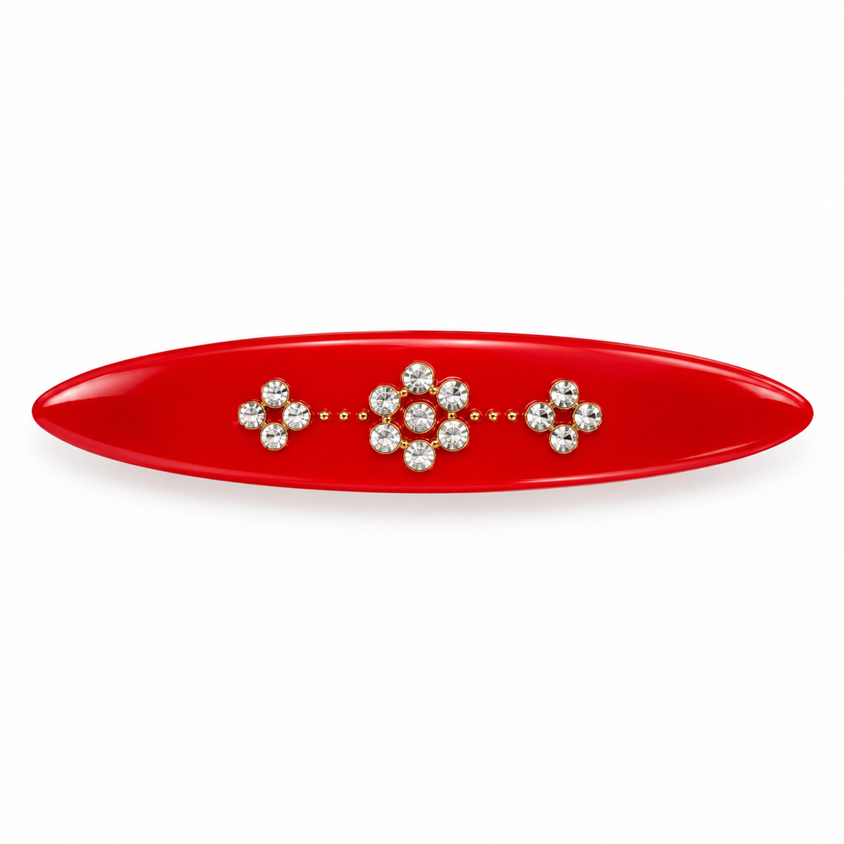 Pasador Brillantes Rojo