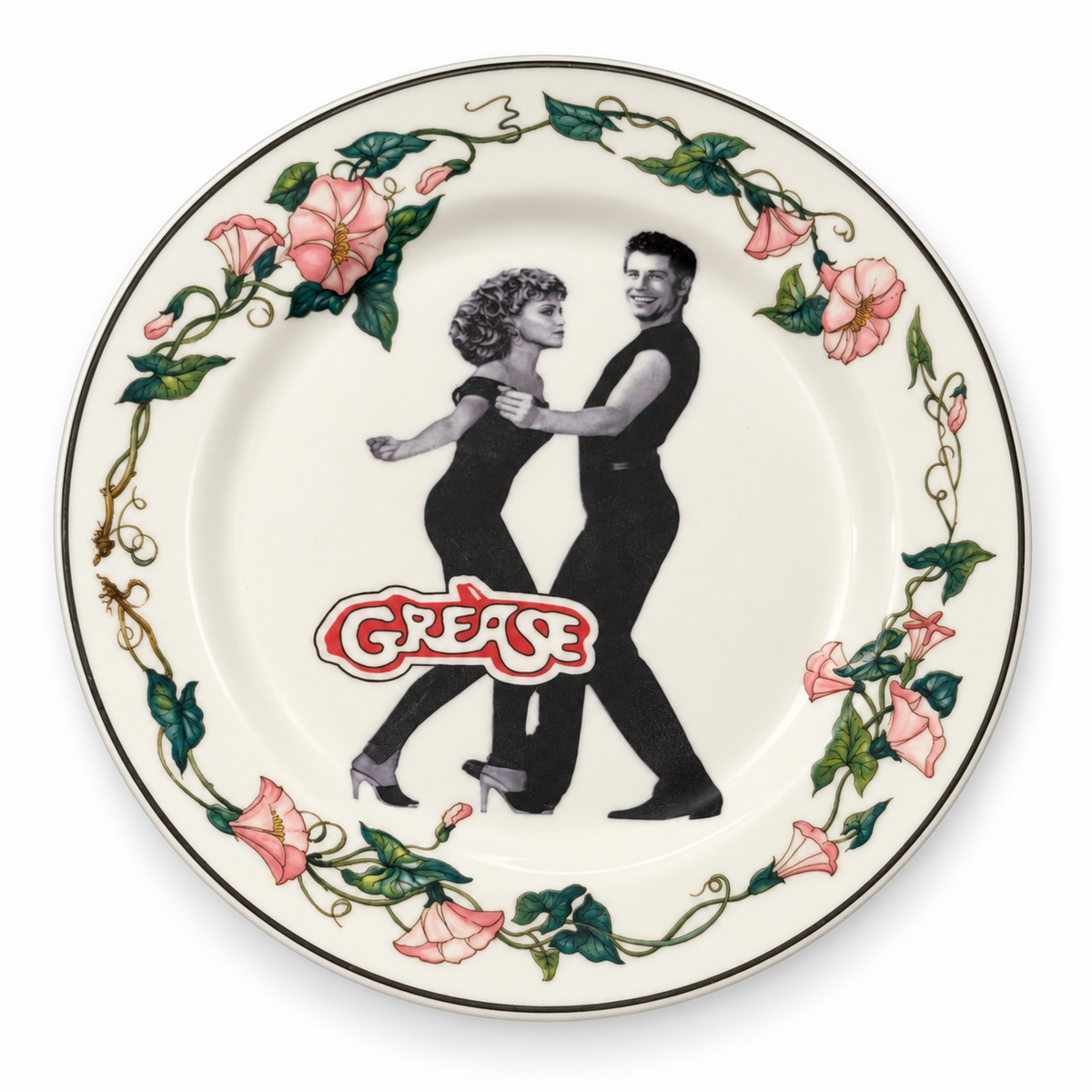 Plato Grease sobre fondo blanco