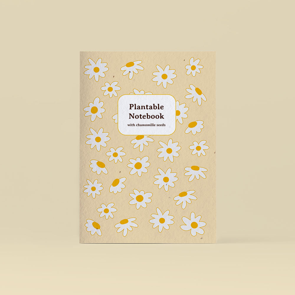 Libreta plantable de manzanilla