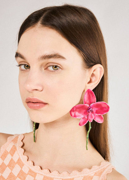 Maxi Pendientes Flor
