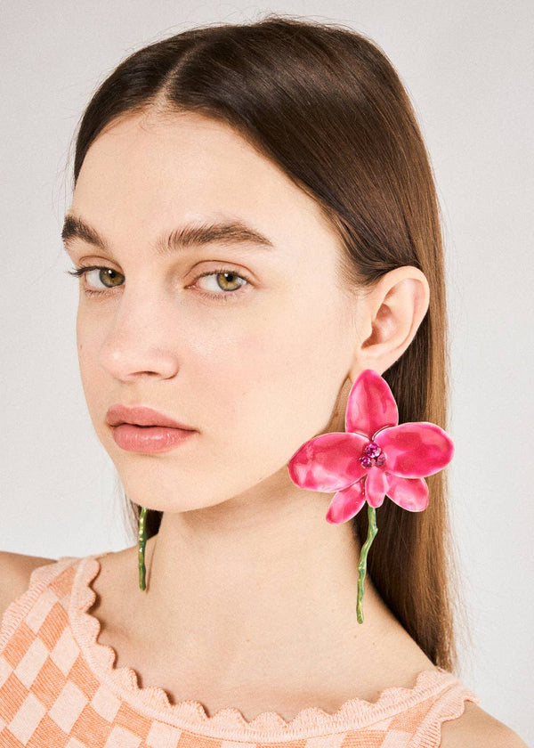 Maxi Pendientes Flor