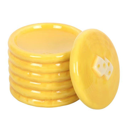 ámpara Aromática de Cerámica, Quemador Aceites Esenciales Cera Wax Melts Tortitas