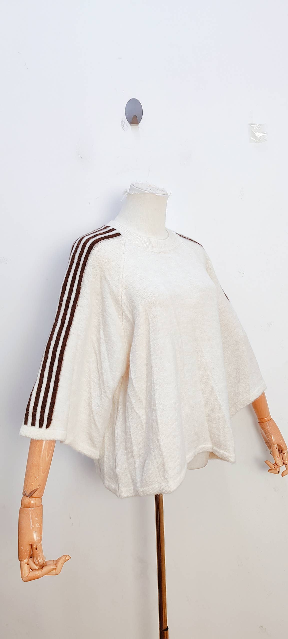 Jersey de punto chocolate oscuro