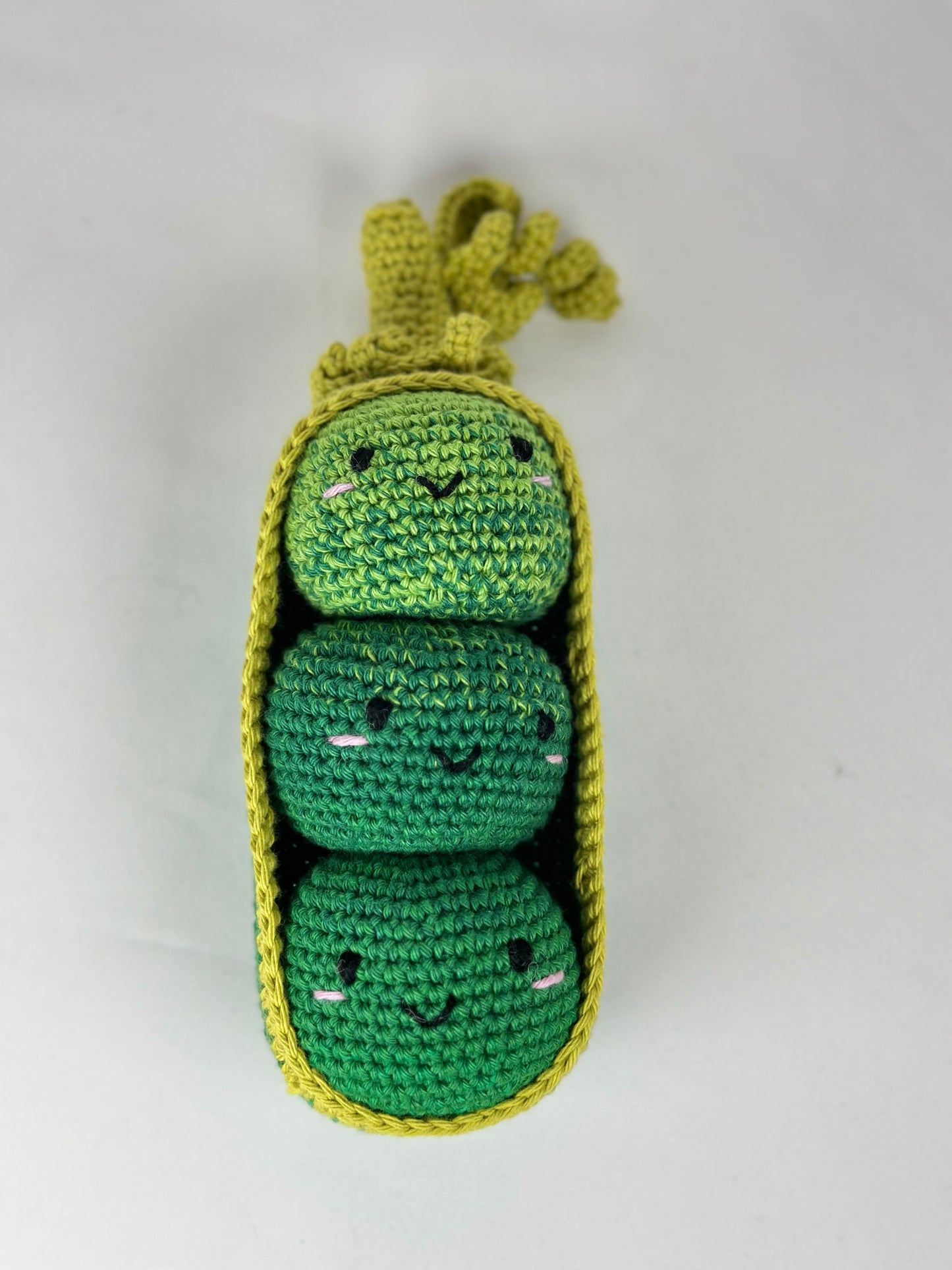 Peluche Crochet Guisantes