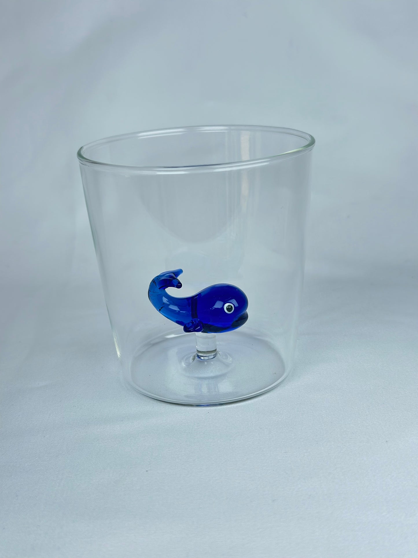 Vaso Vidrio Figura Dentro Ballena