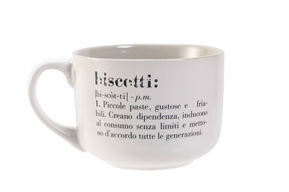 Taza Latte & Biscotti
