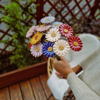 Flor Cerámica Rosa Gerbera