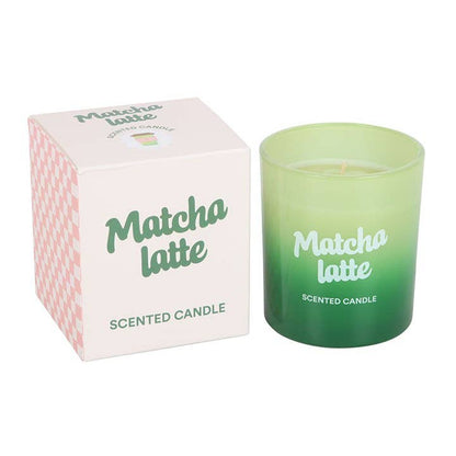 Vela en Vaso Matcha Latte