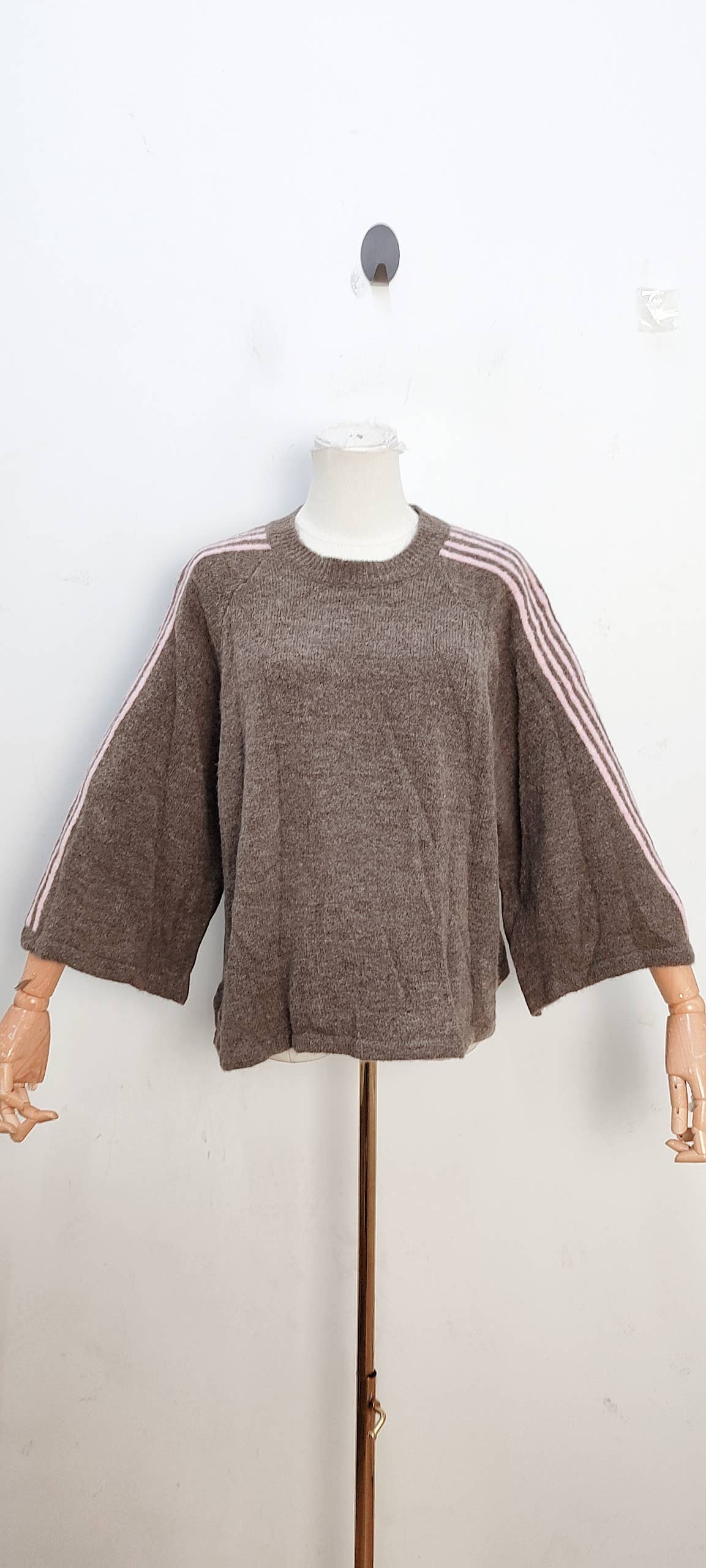 Jersey de punto burdeos