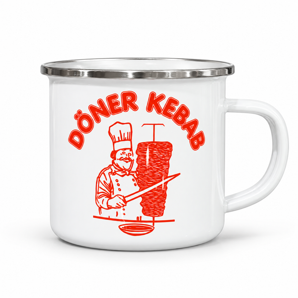 Taza Kebab — foto de estudio fondo blanco