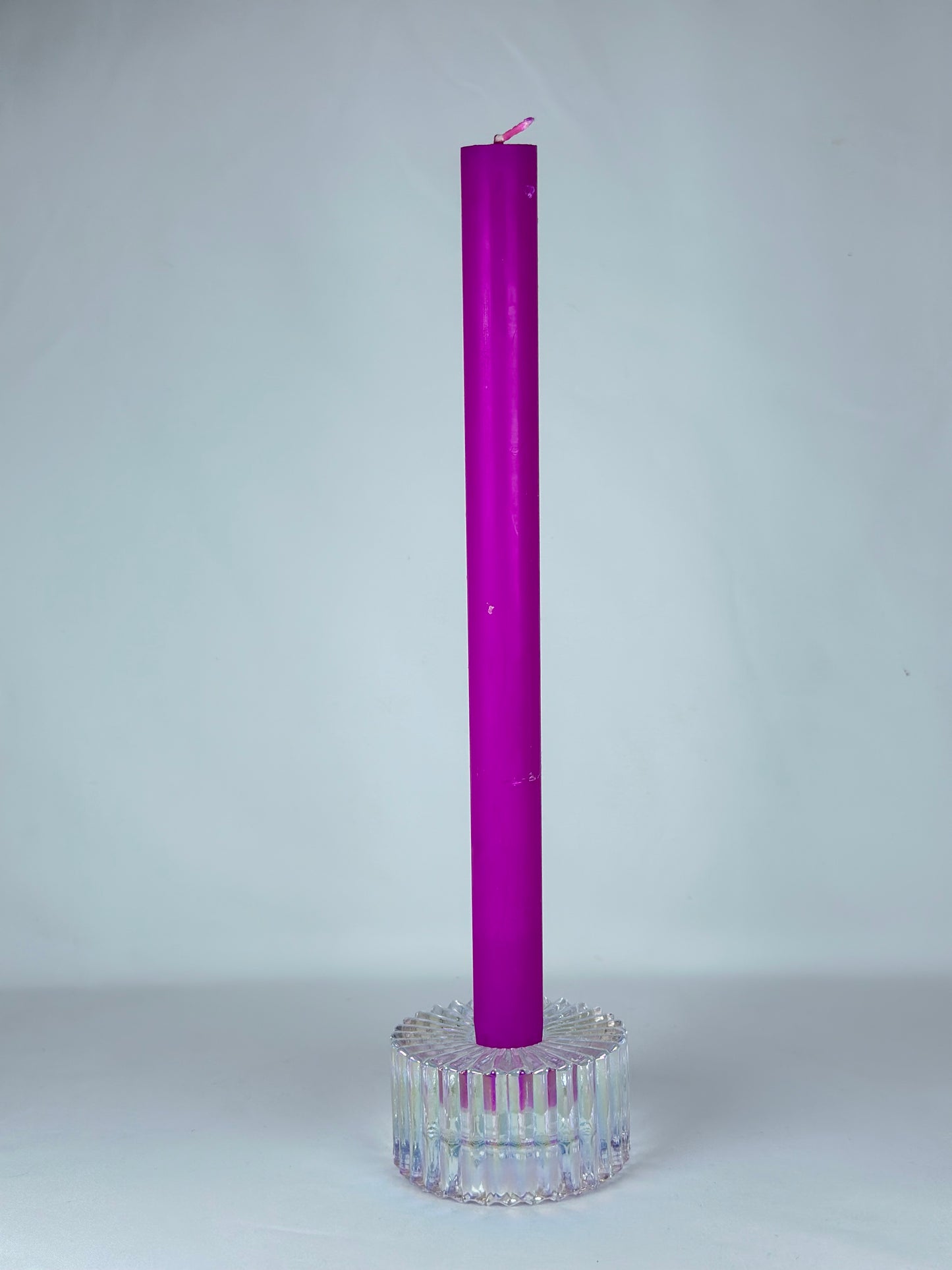 Vela de Candelabro Lisa Fucsia Morado