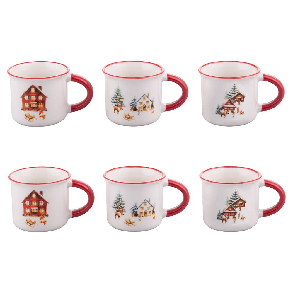 Mini White Village Village Mug
