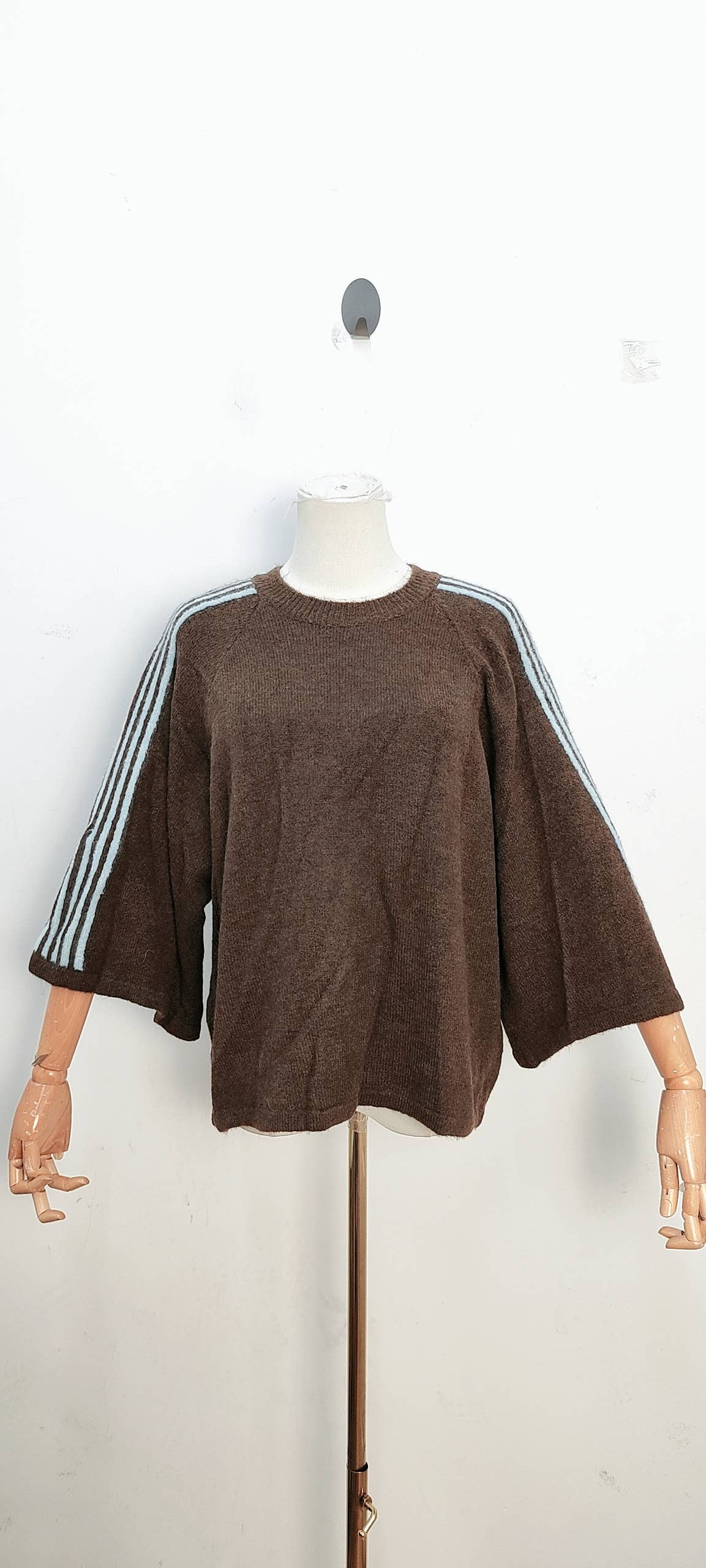 Jersey de punto chocolate oscuro