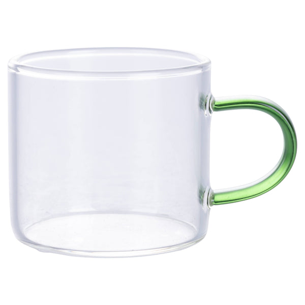 Mini taza de Cristal con Asas Colores Verde