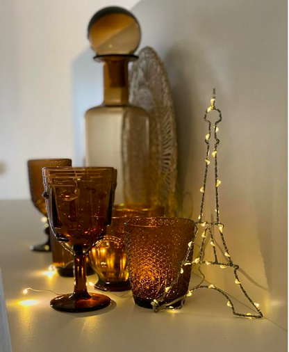 Copa Cara Ámbar Marrón